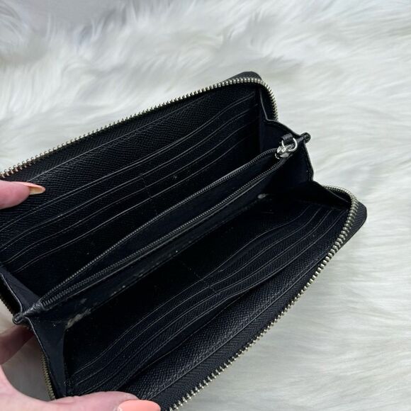 Coach Signature Slim Coated Canvas Wallet - Picture 6 of 7